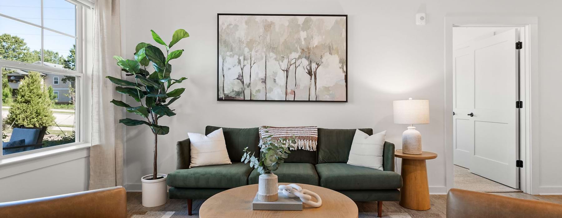 interior of an apartment at Pines at Wake Forest